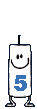 5 Smiley – Geburtstags Kerzen